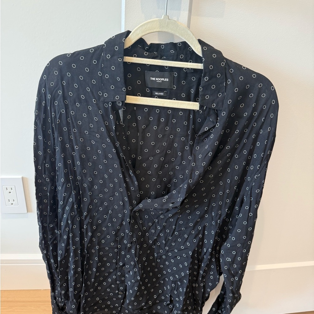 The Kooples Dark Patterned Shirt